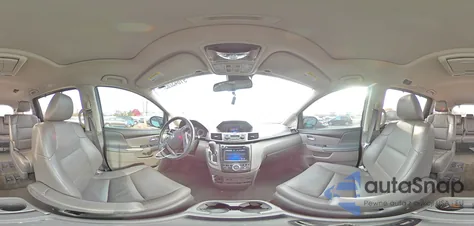 2014 Honda Odyssey Touring из США, поврежденный, VIN 5FNRL5H9XEB097506